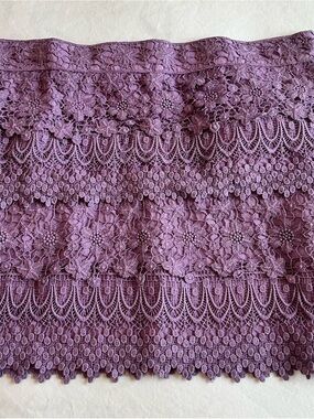 American Eagle Outfitters Purple Lace Mini Dress